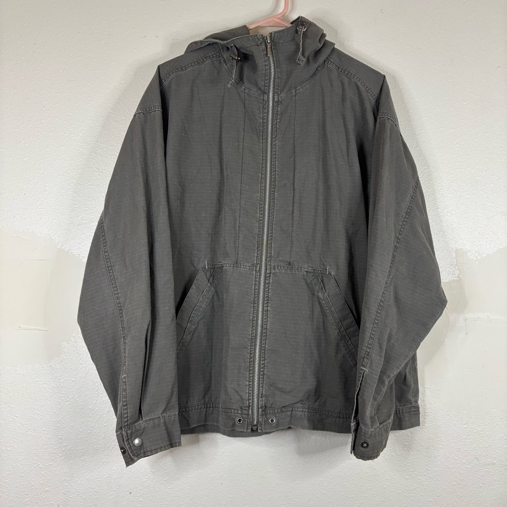 Columbia Jacket Women’s Sz Large 100% Cotton Portland, Oregon Textured